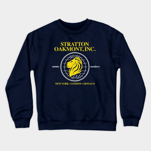 Stratton Oakmont 80s Crewneck Sweatshirt by PopCultureShirts